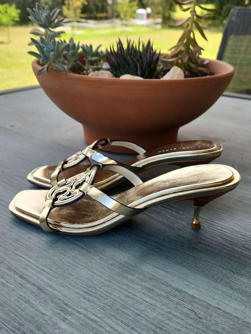 Tory Burch Miller Bombe Heels - Picture 2 of 5